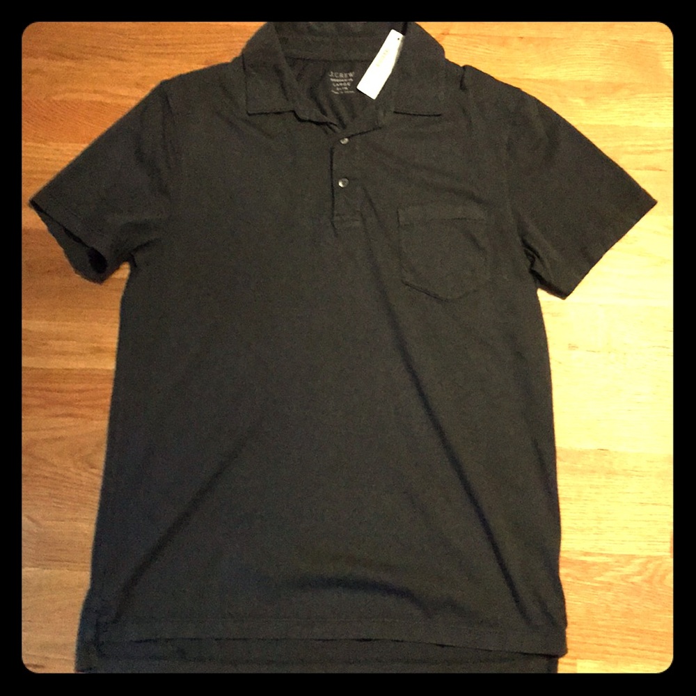 J Crew “broken-in” Large slim polo